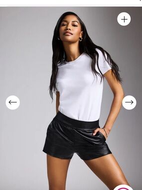 Commando Faux Leather Relaxed Short